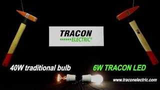 TRACON oil cooled led crash test