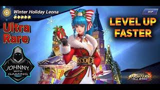 KOF All-Star Winter Holiday LEONA Level Up Faster