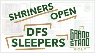 Shriners Open 2020 - PGA Golf DFS Sleepers