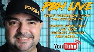 PBH Live Episode #21 Coyote Swap Tech; New Edge Mustang Engine Bay, parts, and live chat!