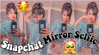 Mirror Selfie Poses | Snapchat Mirror Selfie | Snapchat Selfie Ideas | Mirror Pose Ideas #poses