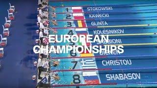MENS 100M BACKSTROKE - Swimming European Championships SC 2017 Denmark (race video)