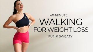 40 MIN METABOLIC WALKING EXERCISES FOR WEIGHT LOSS- No Jumping | Walk at Home