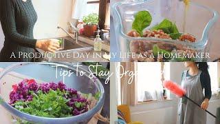 #057 A Productive Day in My Life as a Homemaker   Tips to Stay Organised!