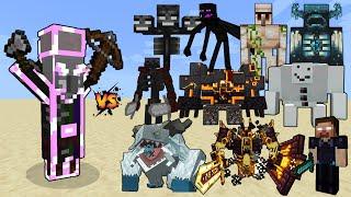 Magispeller vs Minecraft Mobs and Bosses - Minecraft Mob Battle