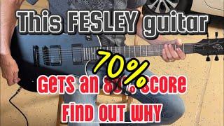 FESLEY FLP350 Guitar Only $179 SCORE: 7 #fesley #guitarreview #chinaguitars