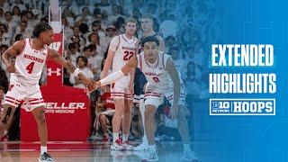 WIsconsin UPSETS No. 9 Arizona | EXTENDED HIGHLIGHTS | Big Ten Men's Basketball | 11/15/2024