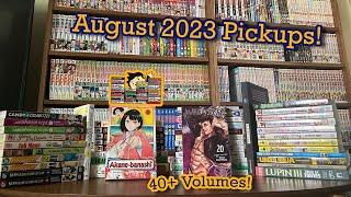 40+ End of Summer MANGA HAUL! - August 2023 Pickups