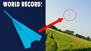 How to Fold the World Record Jet - How to Make a Paper Airplane Jet World Record