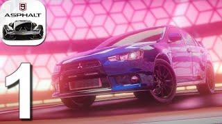 Asphalt 9: Legends - Gameplay Walkthrough Part 1 Mitsubishi Lancer Evolution (Android, iOS)