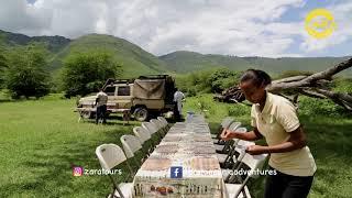 HOT LUNCH IN THE NGORONGORO CRATER BY ZARA TOURS