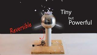 How to make a powerful van de Graaff  machine for school science project , new design.