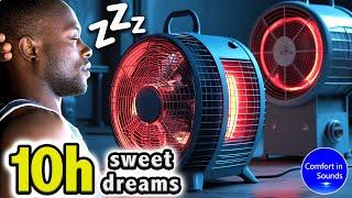 Soothing Heater & Gas Heater Sounds to HELP you FALL ASLEEP - White Noise, Dark Screen, 2025