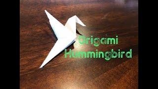 How to make Origami Hummingbird Super Easy!!