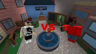 1v1'ing My brother in MM2! (ROBLOX)