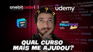 QUAL O MELHOR CURSO DE PROGRAMAÇÃO QUE JA FIZ? Danki Code, One Bit code, ProgBR, Udemy. VALE A PENA?