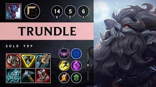 Trundle Top vs Camille: Dominating - EUW Master Patch 14.17