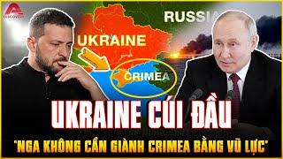 UKRAINE CÚI ĐẦU XUỐNG NƯỚC nói: “Nga không cần giành lại Crimea BẰNG VŨ LỰC, có thể ngoại giao” | AP