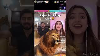 Rajab butt gift lion  to haider in TikTok live || #haidershah #rajabfamily