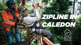 Ziplining in Caledon, yes Western Cape