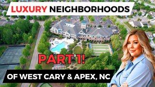 BEST NEIGHBORHOODS OF CARY AND APEX, NC (2023) - PART 1