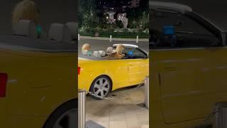 Old man driving with two blond top model girls #millionaire #luxury #monaco