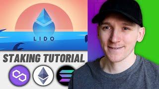 Lido Finance Staking Tutorial (stETH, stMATIC, stSOL, stDOT)