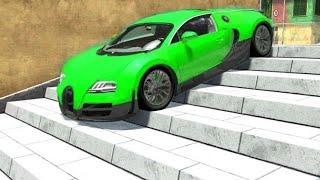 Cars Vs Stairs #3| BeamNG Drive | BeamNG Storm