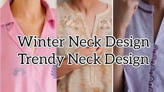 Winter Neck Design Latest Trendy Neck Design