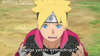 Kakashi o'g'li Sakumo Hatakeni Boruto bilan tanishtirdi uzbek tilida | Fan animatsiya • Anime tahlil