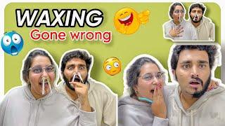 WAXING CHINTU GONE WRONG  | FUNNY VLOG  | CLEAN SHAVE PRANK  | NACH ️