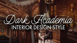 How to give your home: Dark Academia vibes ️ ~ dark academia decor ~ Interior Design Styles