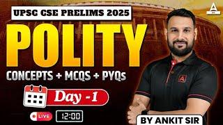 UPSC Prelims 2025 | Indian Polity MCQ 2025 | Detailed Concepts by By Ankit Sir