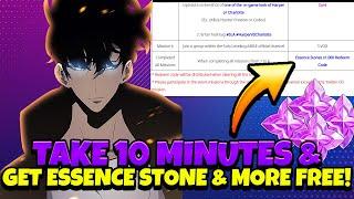 GET FREE ESSENCE STONE & MORE REWARDS BY DOING THESE QUICK EVENTS NOW! [Solo Leveling: Arise]