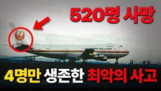 탑승객 0.7%만 생존한 일본 최악의 추락 사건