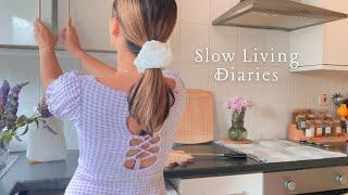 Slow Living Diaries  | Making Lasagne , Ice cream & Relaxing Crocheting Projects | Silent Vlog #26