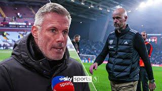 "He's far too emotional" | Carragher says there’s been NO improvement at Man United under ten Hag 