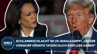 USA: Kamala Harris und Donald Trump liefern sich im Wahlkampf-Endspurt eine wahre Schlammschlacht!