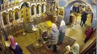 Прп. Илариона Великого. Ночная Литургия. Храм Успения в Путинках.
