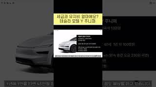테슬라 모델Y 주니퍼 얼마?