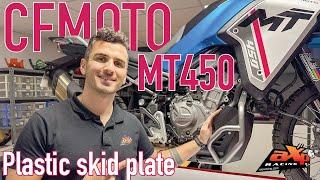 A skid plate for the CFMOTO MT450 - AXP Racing