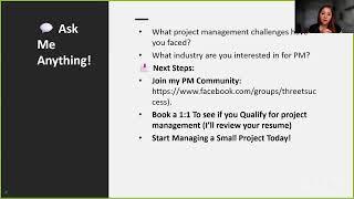 Project Management Certifications & Career Opportunities Webinar