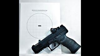 Testing the Walther WMP 22 Magnum with a NRA Instructor Certification Target