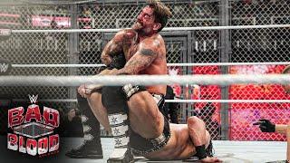 GRAPHIC: CM Punk vs. Drew McIntyre – Hell in a Cell Match: Bad Blood 2024 highlights