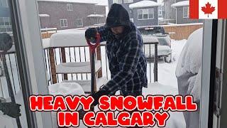 HEAVY SNOWFALL AND EXTREME COLD IN CALGARY | BUHAY CANADA  | BECK & CAI