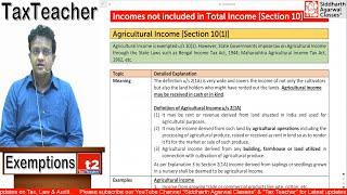 Agricultural Income | Siddharth Agarwal