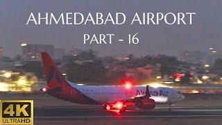 AHMEDABAD INTERNATIONAL AIRPORT | Plane Take-offs  MEGA Compilation [4K] |#planespotting #ahmedabad