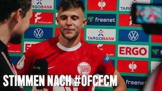 Jubel und Stimmen nach Kickers Offenbach vs. 1. FC Magdeburg 1. Runde DFB-Pokal