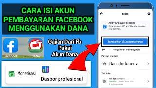 Cara Isi Akun Pembayaran Facebook Pakai Dana