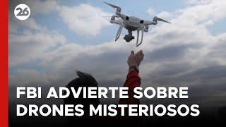 Advertencia del FBI en medio de los drones misteriosos en EEUU